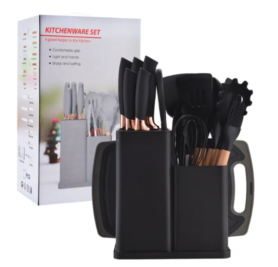 19 Pieces NonStick Safe Silicone Kitchen Utensil Set