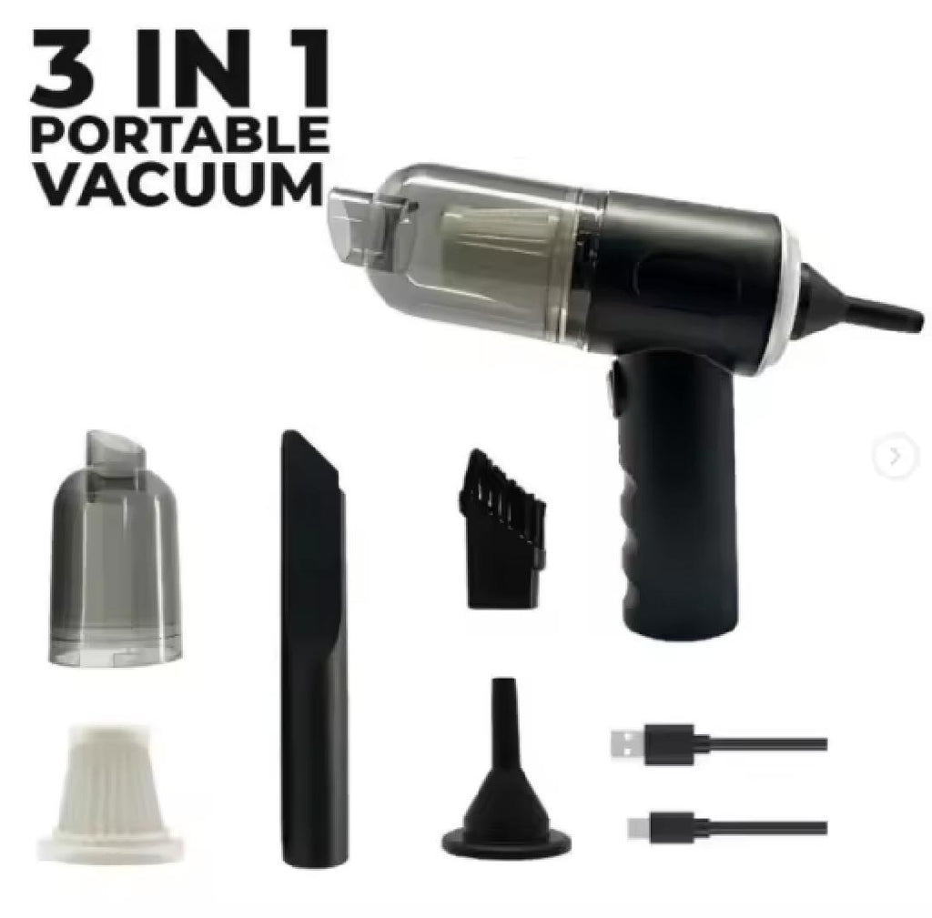 3 In 1 Rechargeable Portable Vacuum Cleaner