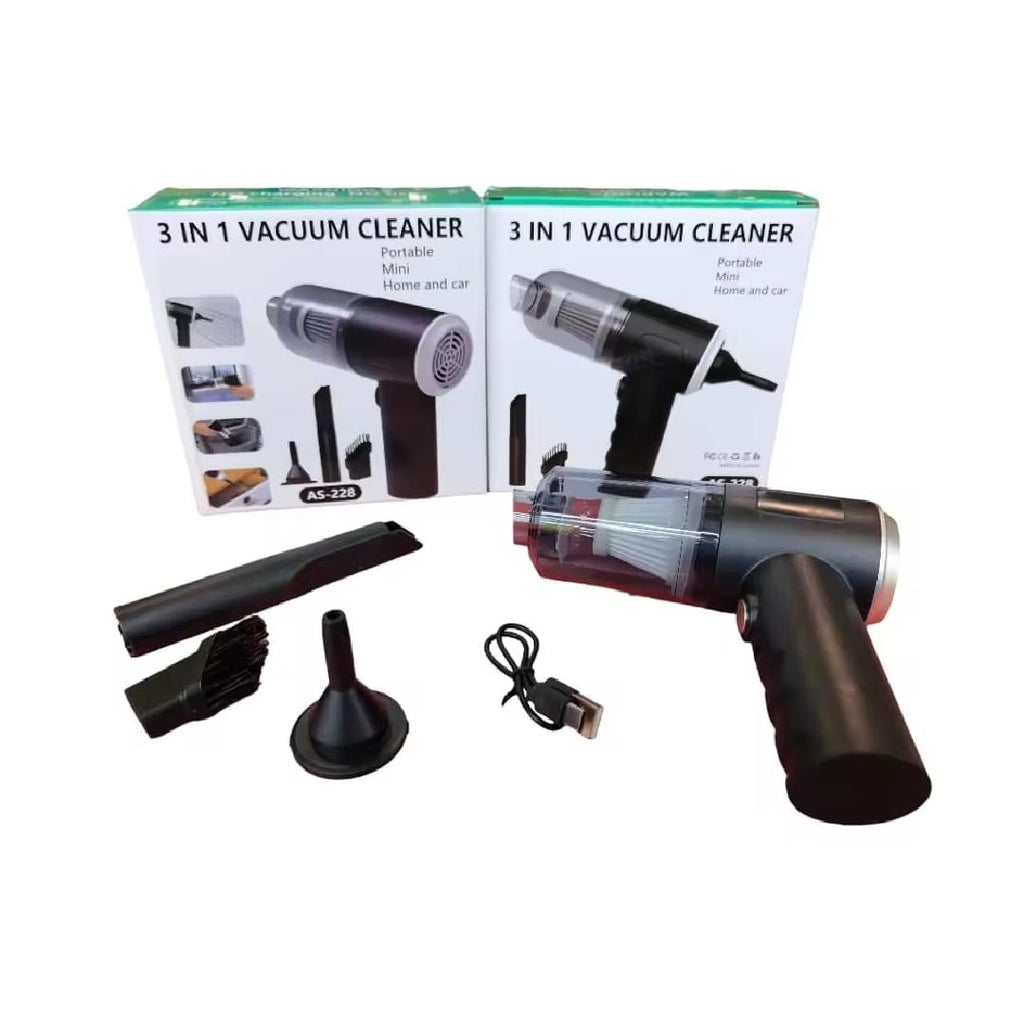 3 In 1 Rechargeable Portable Vacuum Cleaner