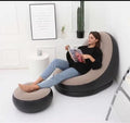 Inflatable Flocked Air Sofa Chair