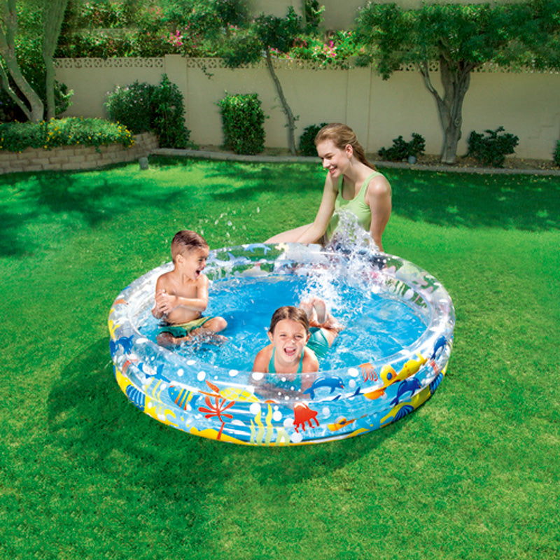 Inflatable Baby Pool (3-Ring Design)
