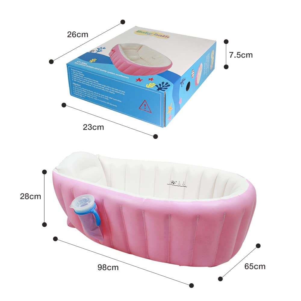 Inflatable Baby Bath Tub with Air Pump